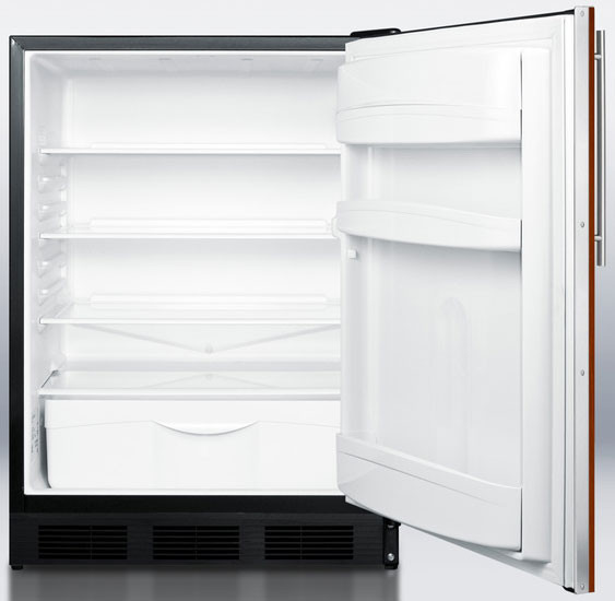 AccuCold FF6BBIIF 24 Inch Compact All-Refrigerator with 5.5 cu. ft ...