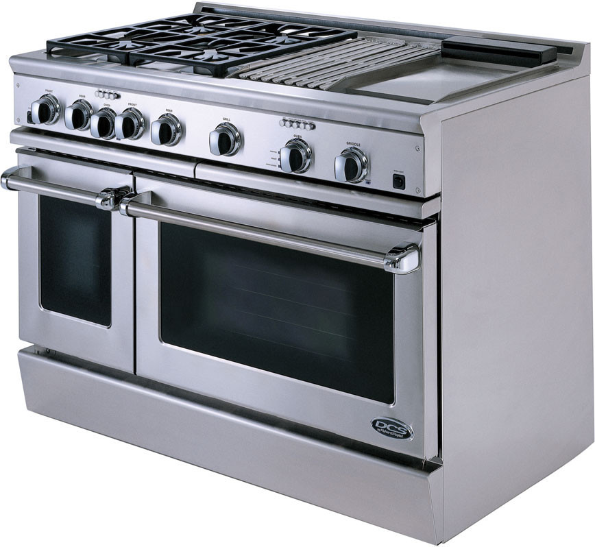 DCS RDT484GGSSL 48 Inch ProStyle Dual Fuel Range with 4 Sealed Dual