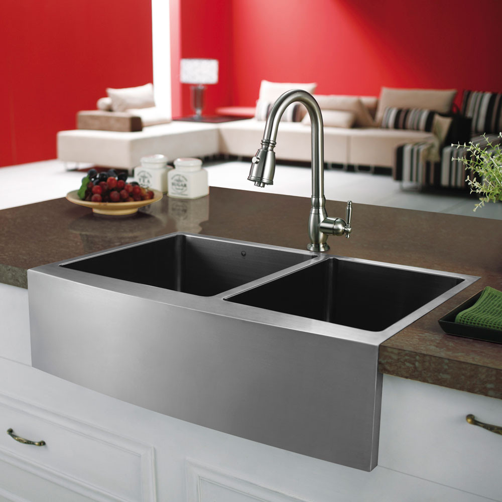 Double Bowl Kitchen Sink Dimensions –