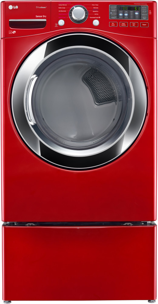 LG DLGX3371R 27 Inch 7.4 cu. ft. Gas Dryer with 10 Drying Programs, 5