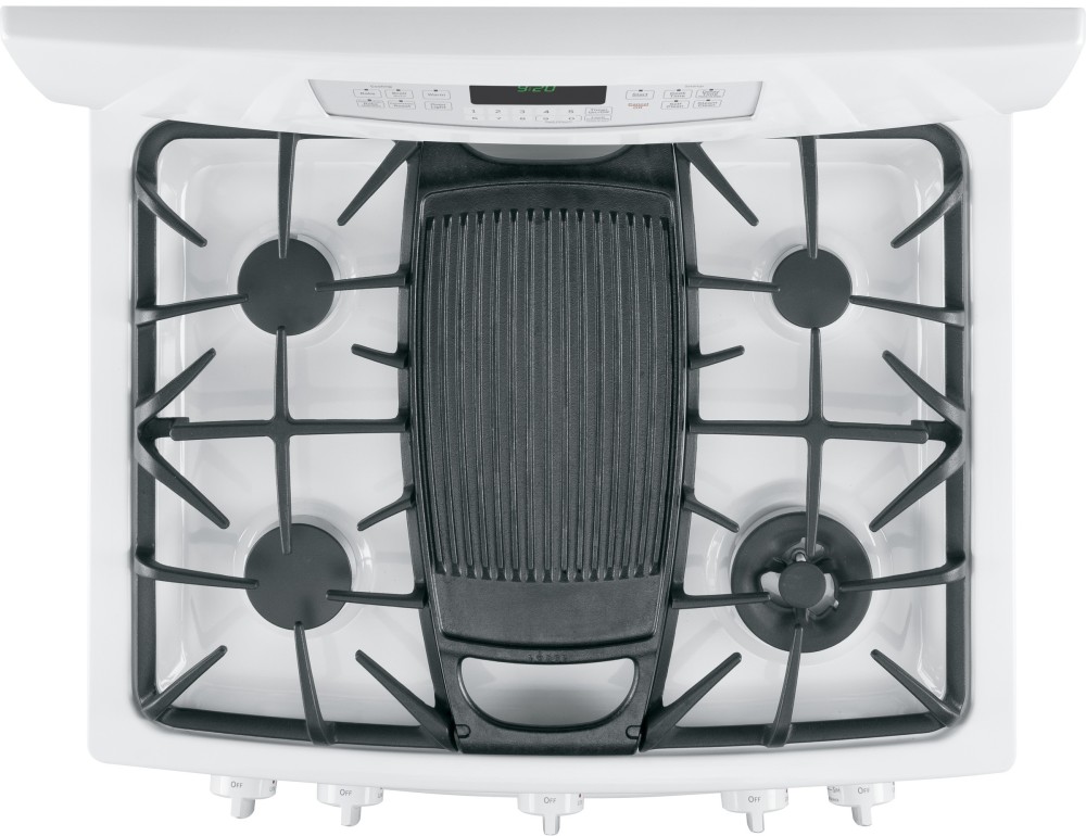 GE PGB920DEFWW 30 Inch Freestanding Gas Range with 5 Sealed Burners