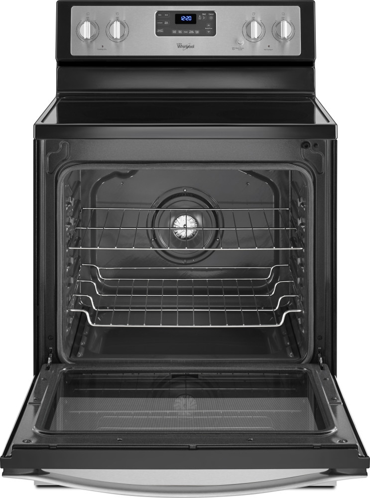 Whirlpool WFE540H0ES 30 Inch Freestanding Electric Range with 5 Radiant