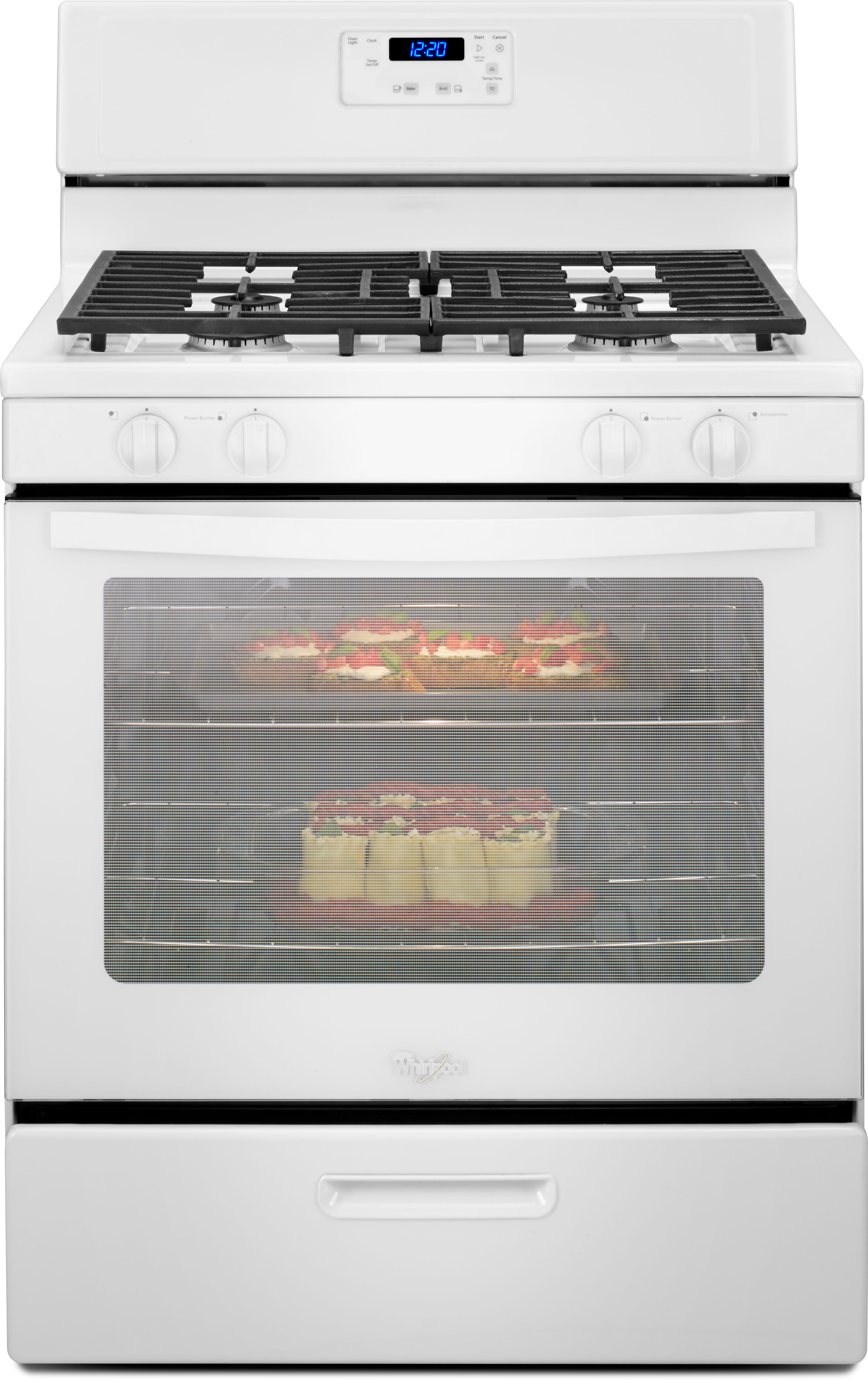 Whirlpool WFG320M0BW 30 Inch Freestanding Gas Range with 4 Sealed