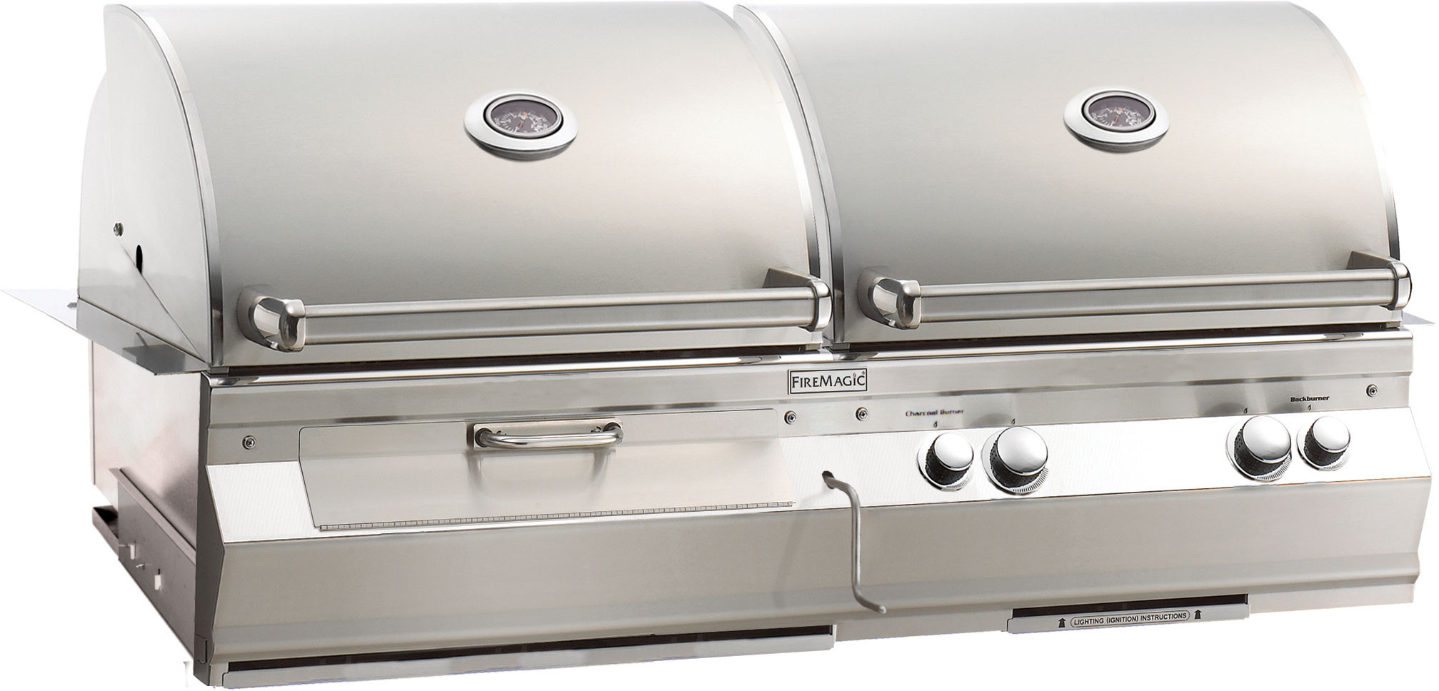 Fire Magic A830I5E1PCB 46 Inch Builtin Gas and Charcoal Grills with