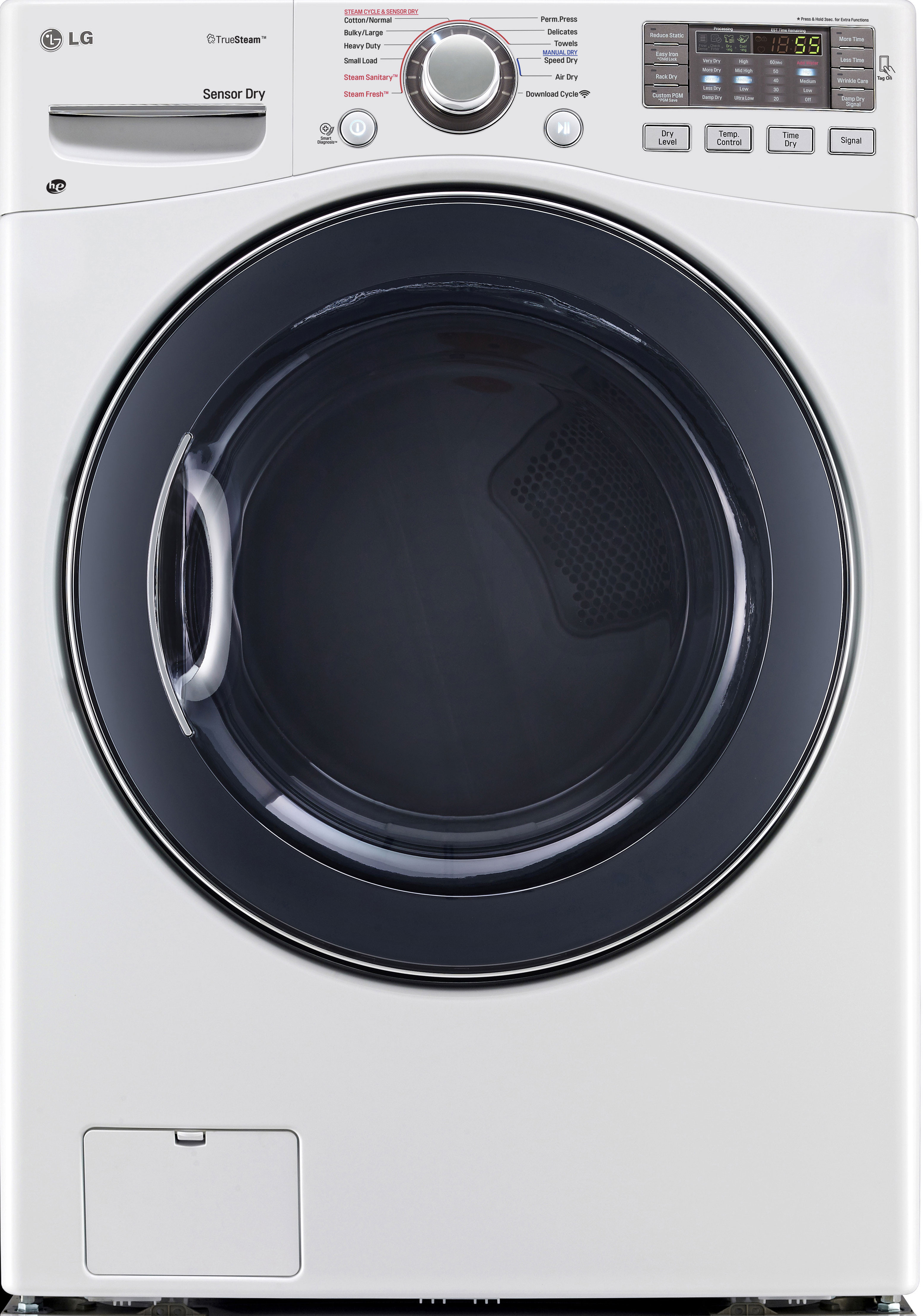 LG DLEX3570W 27 Inch 7.4 cu. ft. Electric Dryer with 12 Drying Programs