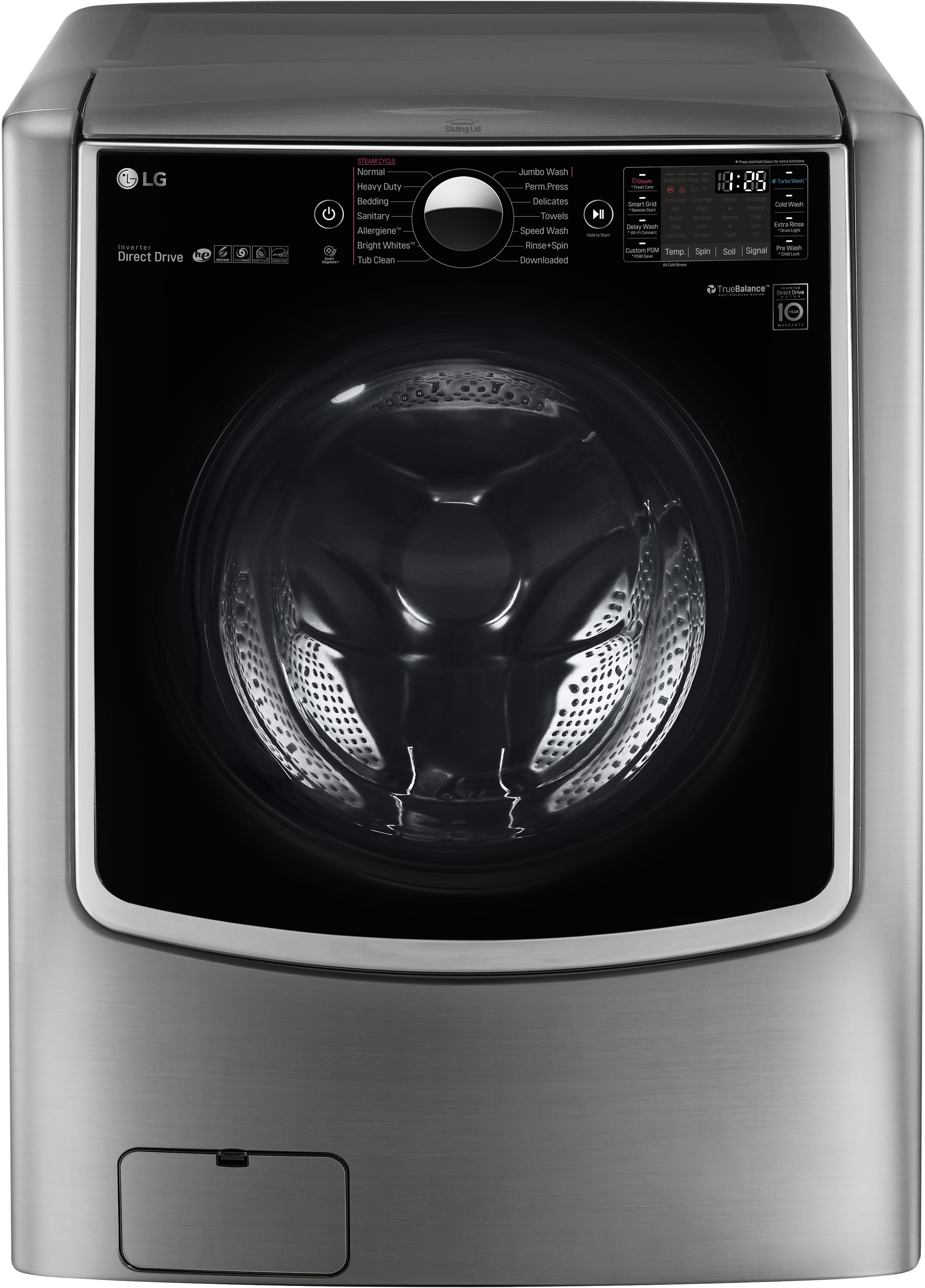 LG WM9000HVA 29 Inch 5.2 cu. ft. Front Load Washer with 14 Wash